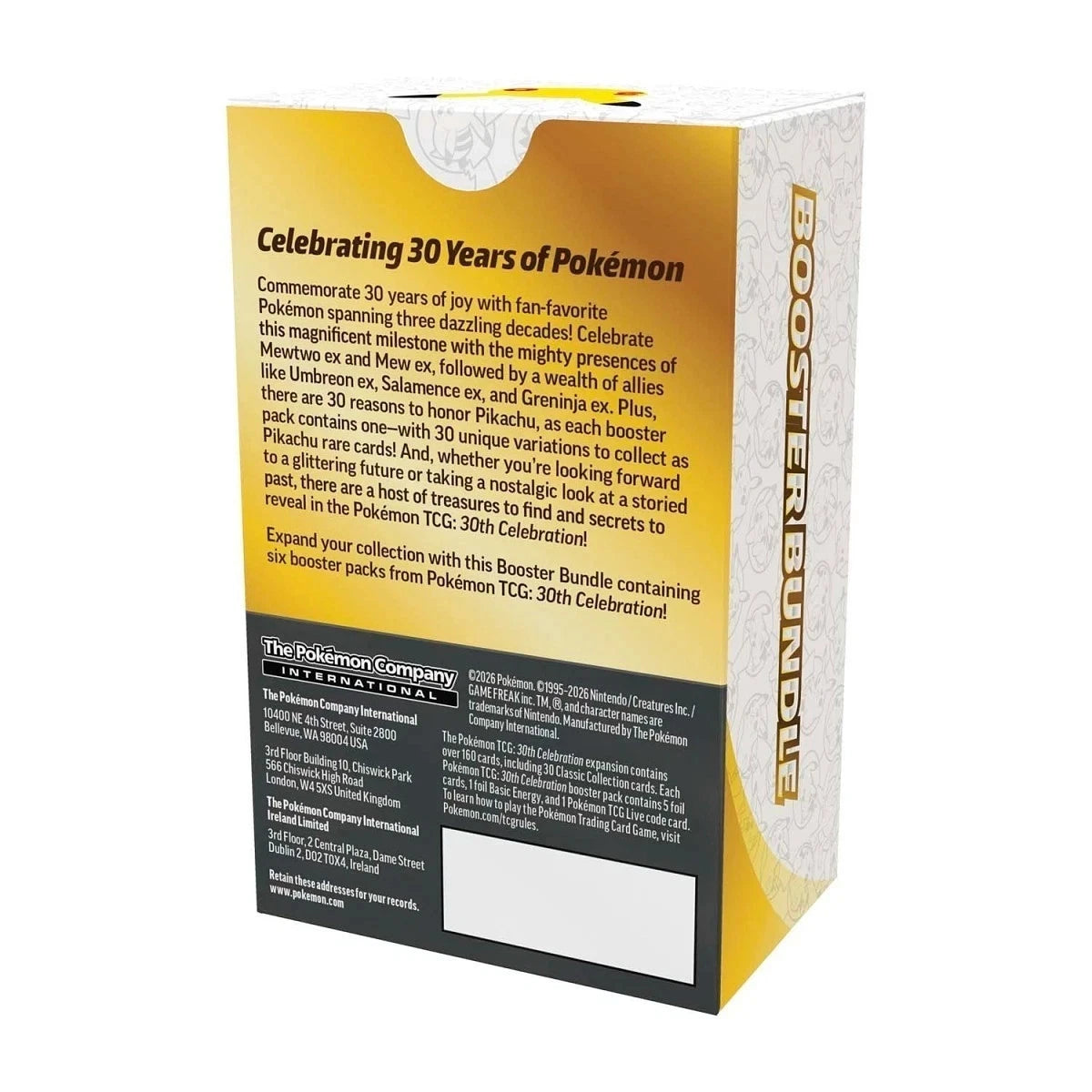 30th Celebration Booster Bundle (Preorder)