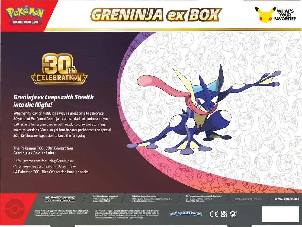 30th Celebration Pokémon ex Tin (Preorder)