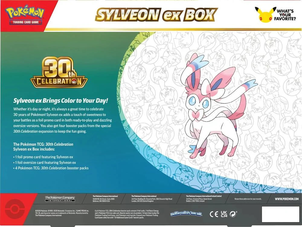 30th Celebration Pokémon ex Tin (Preorder)